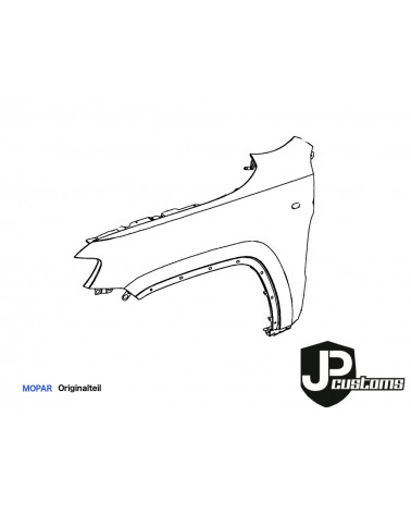 55113683AC - MOPAR Original Kotflügel links / Fahrerseite mit Seitenblinker bis Bj. 2014