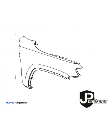 55369596AC - MOPAR Original Kotflügel rechts / Beifahrerseite ohne Seitenblinker