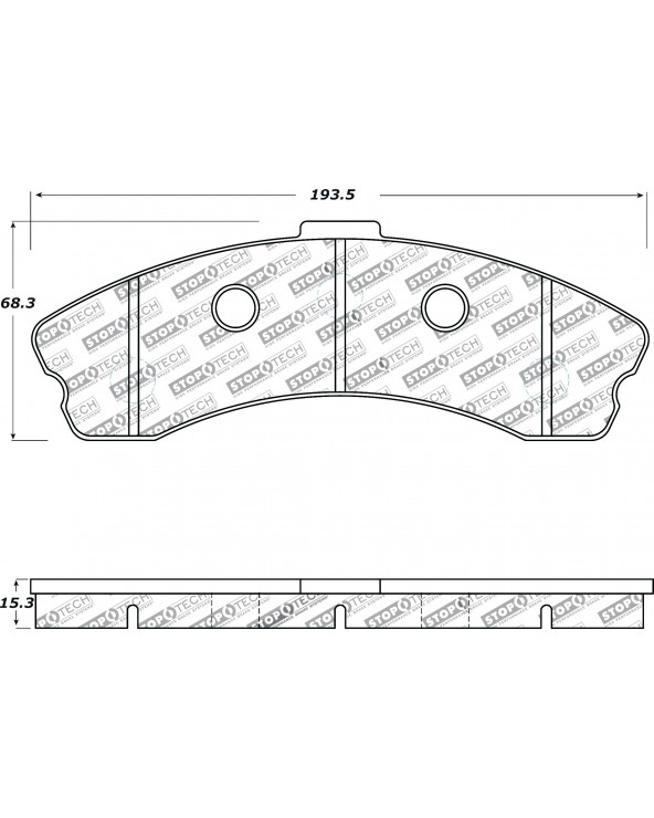 StoptTech Sport  Bremsbeläge Vorne VA Ford Mustang 5. Generation [Bj. 05 - 14] - 4.0l