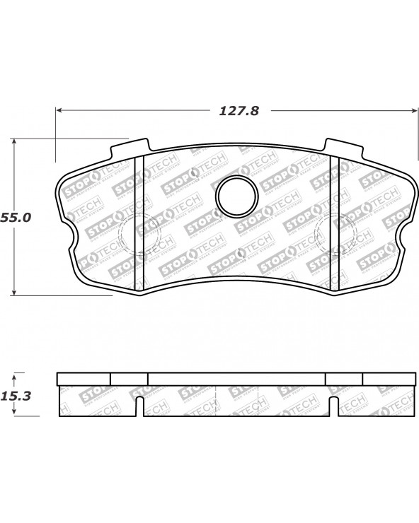 309.11851 StopTech Sport  Brake Pads - Bremsbeläge Hinten HA