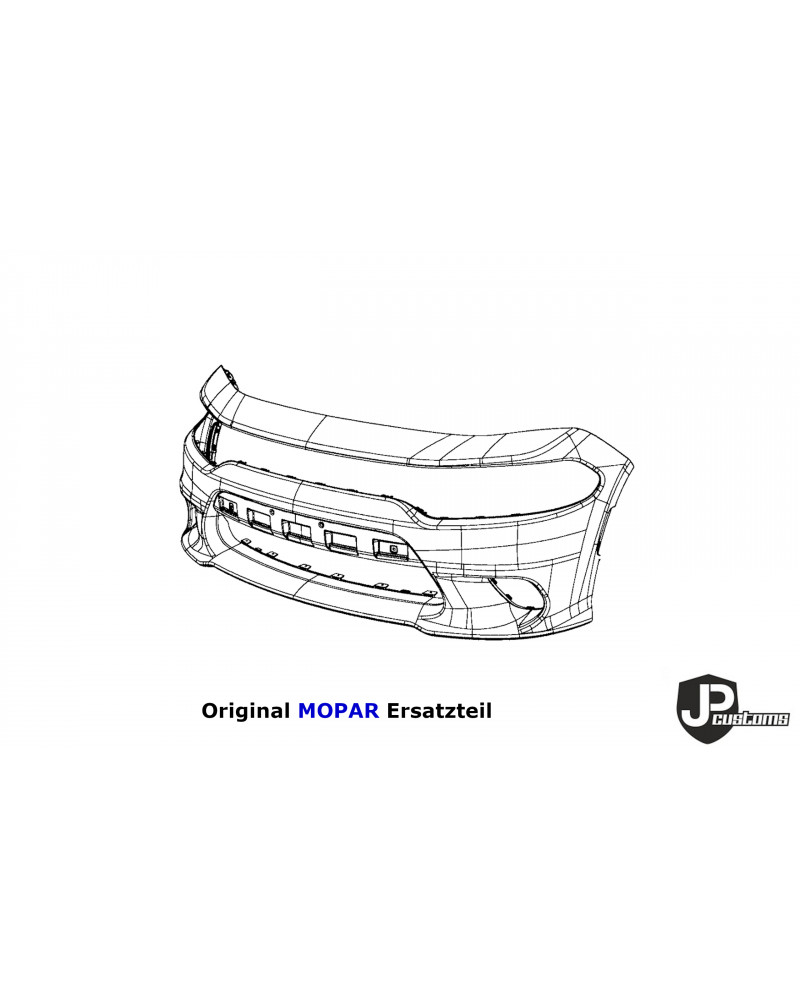 Original MOPAR Frontstoßstange grundiert SRT & Hellcat