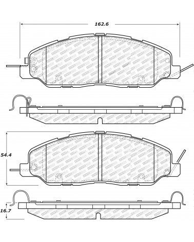 309.13950 StopTech Sport  Brake Pads - Bremsbeläge Vorne VA